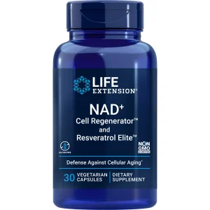 NAD+ Cell Regenerator™ and Resveratrol Elite 30 Capsulas