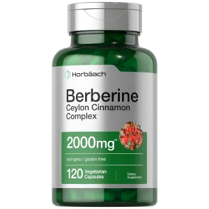 Horbaach - Berberine Plus Ceylon Cinnamon | 2000mg | 120 Capsulas
