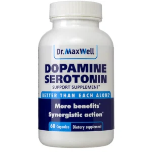 Suplementos de Serotonina y Dopamina. Mucuna Pruriens, 5-HTP, magnesio y más. DR. Maxell, 60 Capsulas.