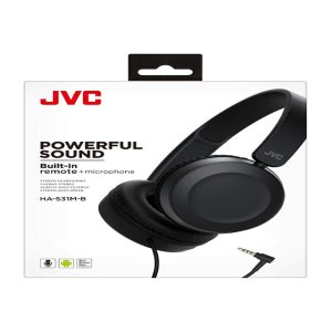 AURICULAR CON MICROFONO JVC HA-S31M-B POWERFUL SOUND NEGRO