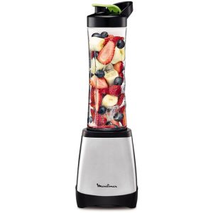 BATIDORA DE VASO MOULINEX SMOOTHIE TWIST PLATA 300 W