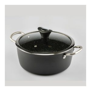 Cacerola con tapa Piedra BLACK Kadal 20CM 2.2L