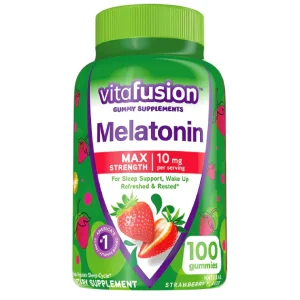 Melatonina max strength 10mg ,100 gummies - Vitafusion