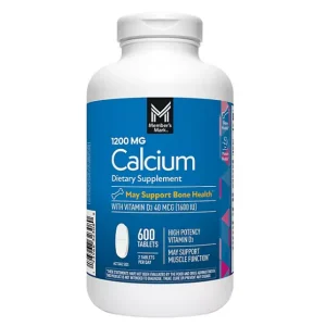 Member's Mark 600mg Calcio + D3 600 Tabletas