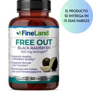 Free Out Black Radish 400mg , Fineland - 60 capsulas